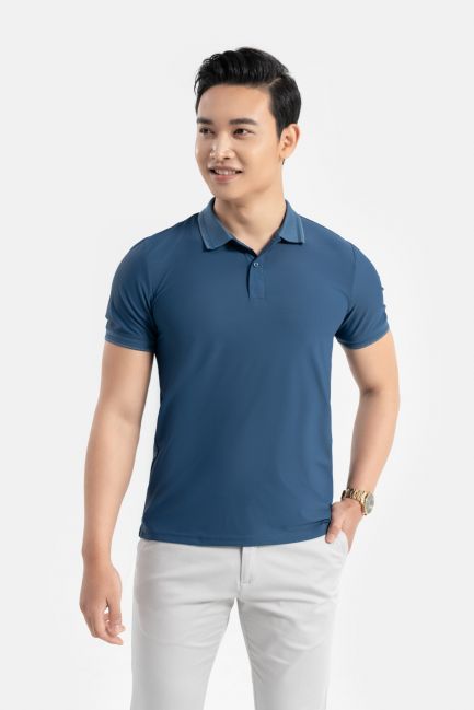 Áo polo nam cổ dệt cao cấp APL048